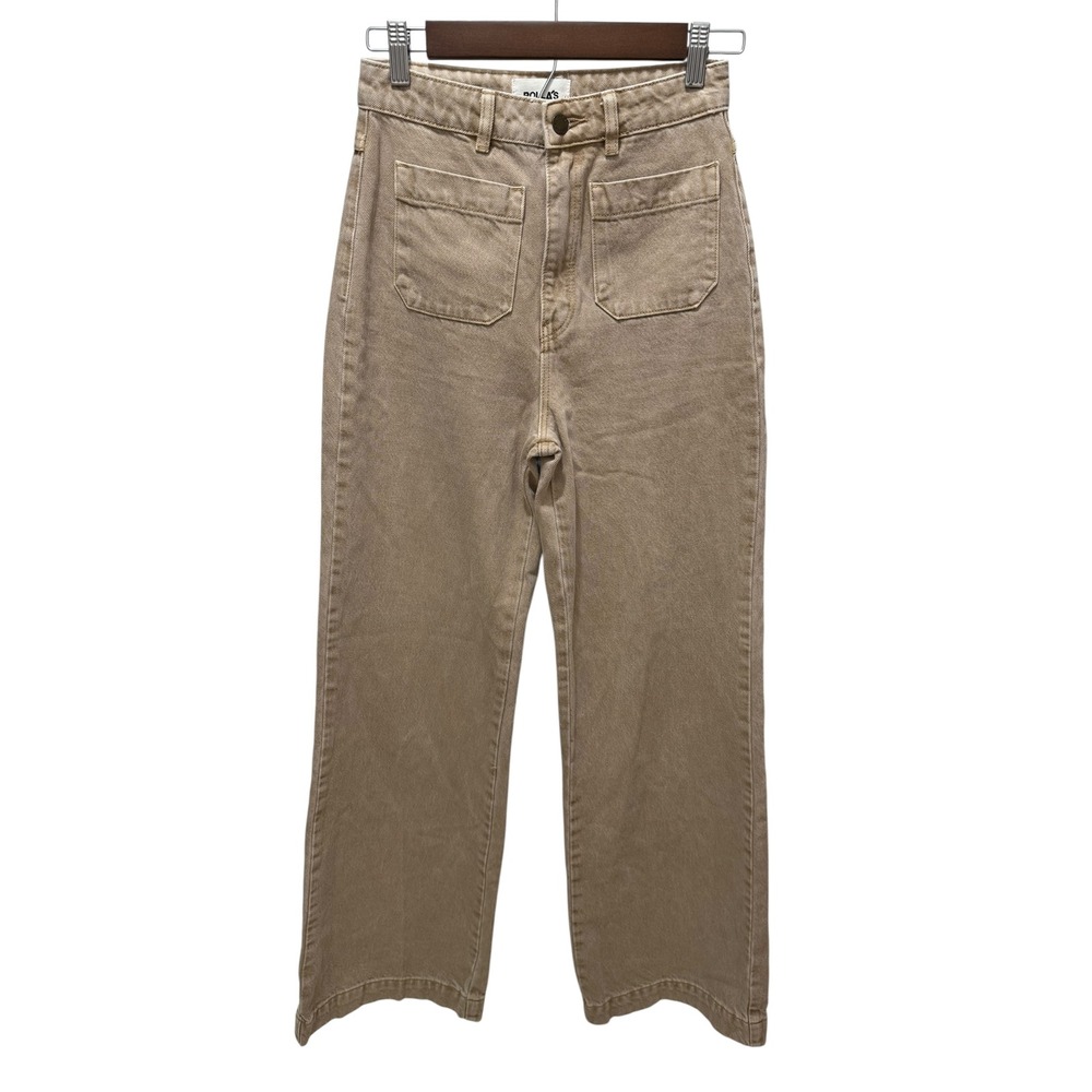 ROLLA'S Tan Flare & Wide Leg Jeans